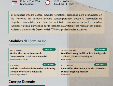 Seminario de Derecho Privado