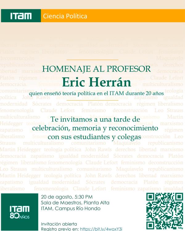 Homenaje a Eric Herrán Homenaje a Eric Herrán