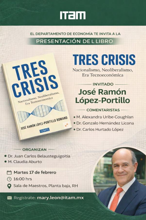 PRESENTACIÓN DEL LIBRO: TRES CRISIS. NACIONALISMO, NEOLIBERALISMO, ERA TECNOECONÓMICA PRESENTACIÓN DEL LIBRO: TRES CRISIS. NACIONALISMO, NEOLIBERALISMO, ERA TECNOECONÓMICA