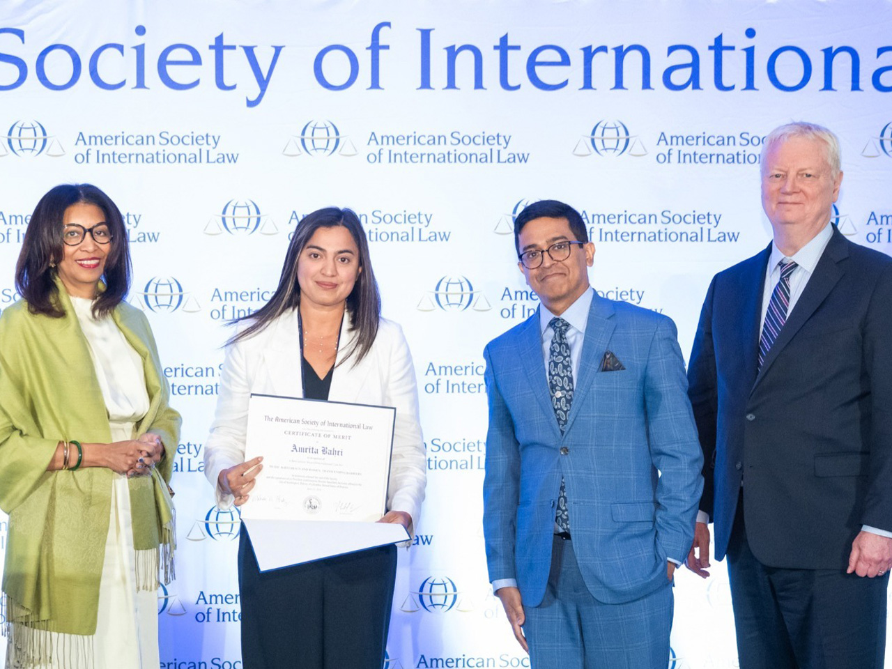 Amrita Bahri, profesora del ITAM, recibe reconocimiento de la American Society of International Law