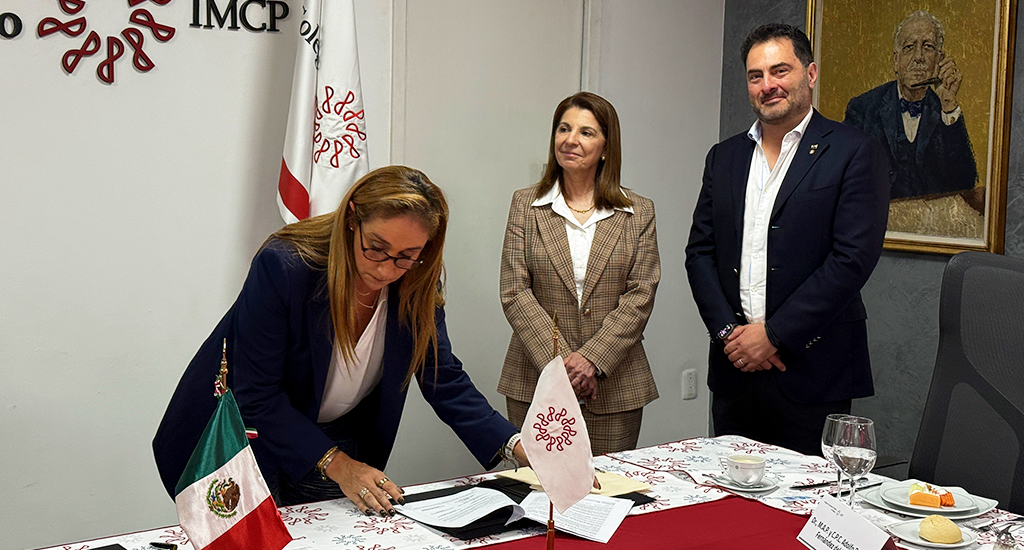 Firma de convenio de colaboración ITAM y CCPM