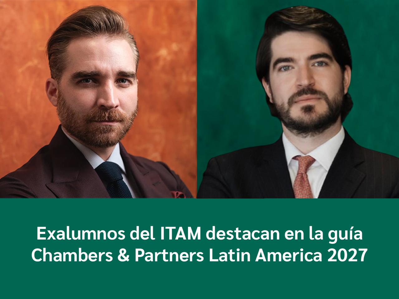 Javier Schütte y Andrés Benton