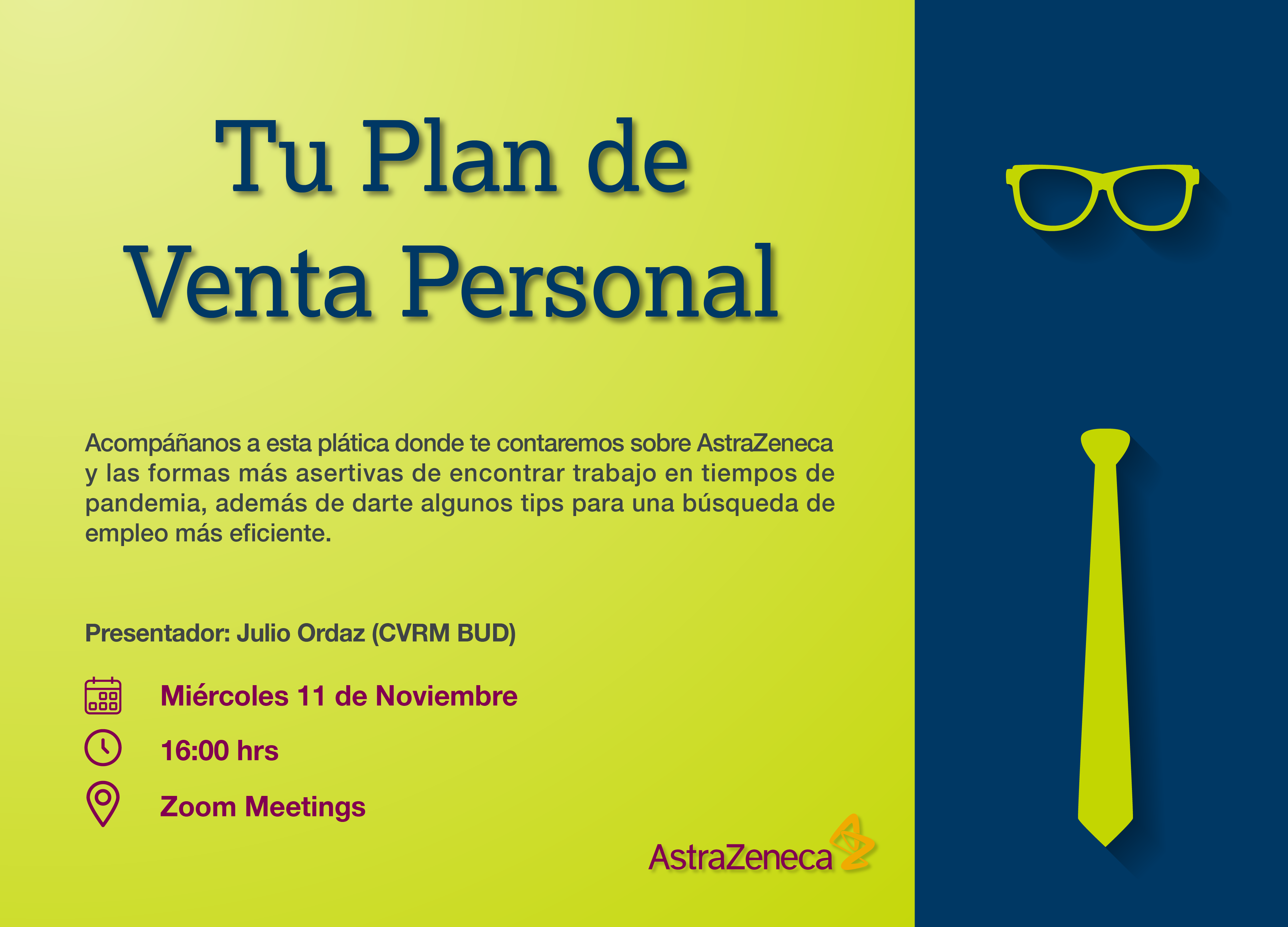 Career Services del ITAM te invita a la presentación del "Summer
