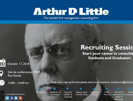 Bolsa de Trabajo invita a la presentación de Arthur Little