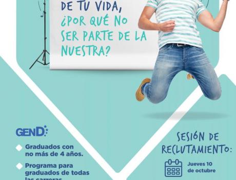 Bolsa de Trabajo invita a la presentación del programa GenD y GenD Jr. de Danone