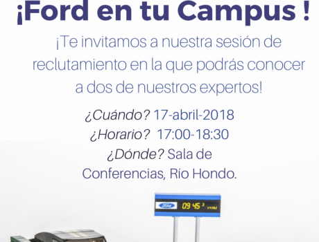Bolsa de Trabajo invita a la presentación del Programa de Trainees de Ford