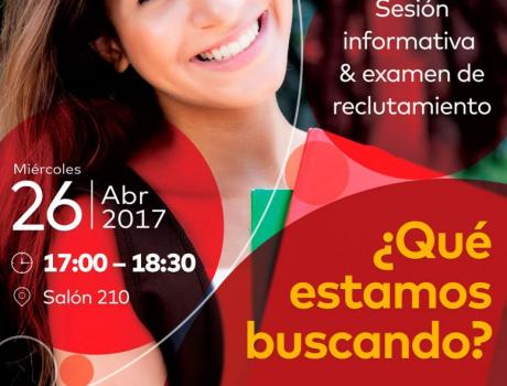 Bolsa de Trabajo invita a la Presentación y Examen de MasterCard