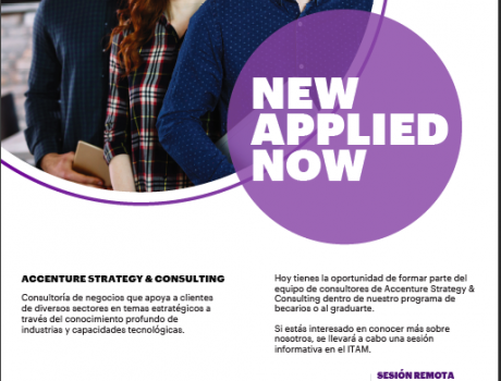 Career Services del ITAM invita a la sesión de reclutamiento remota de Accenture Strategy