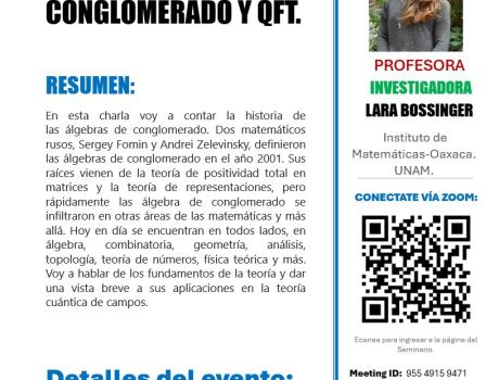 Álgebras de conglomerado y QFT