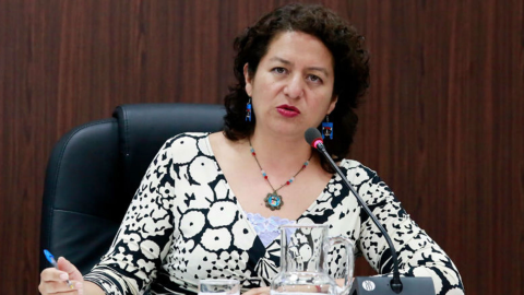 Póster María del Carmen Nava, ITAM alumni, received the international award "Leading Women of the Americas 2021"