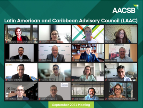 Póster Dr. Francisco Pérez González was appointed Chair for the AACSB Latin American and Caribbean Advisory Council (LAAC)