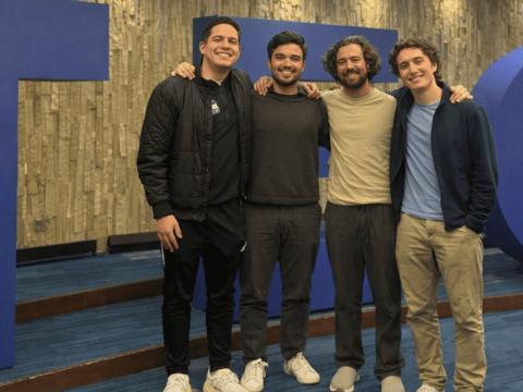 Sebastián, Santiago, José y Fernando, ganadores del START Hack 2026