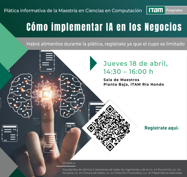 Plática informativa de la Maestría en Ciencias en Computación