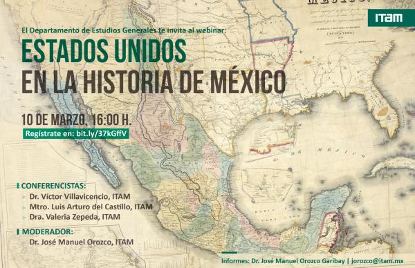 Póster Estados Unidos en la historia de México