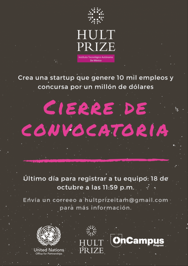 Cierre de convocatoria Hult Prize