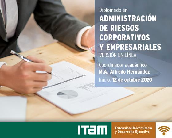 Póster Diplomado en Administración de Riesgos Corporativos y Empresariales Versión en Línea