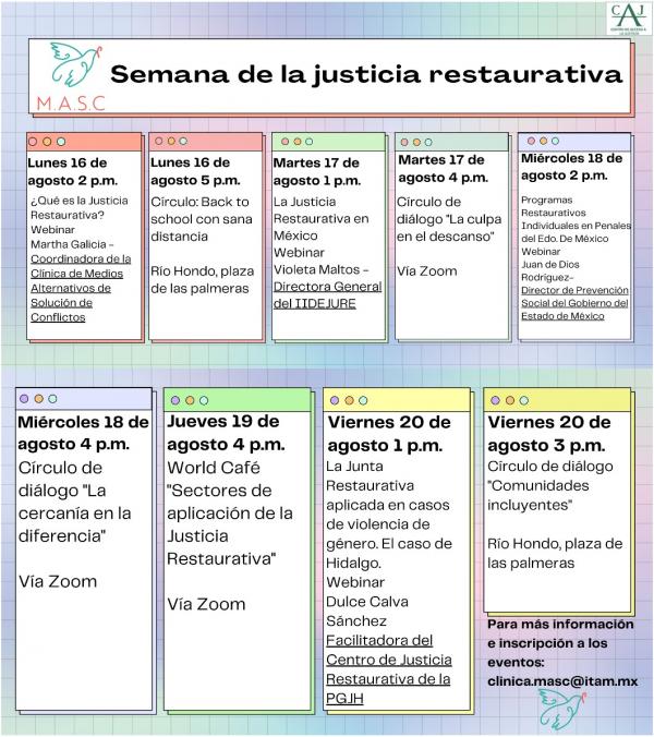 Semana de la Justicia Restaurativa