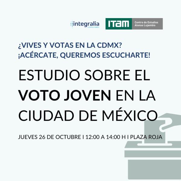 Estudio sobre el voto joven en la Ciudad de México