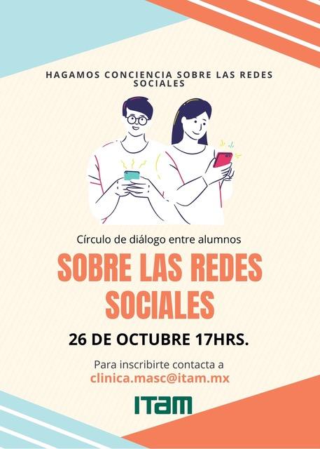 Póster Círculo de Diálogo sobre las Redes Sociales