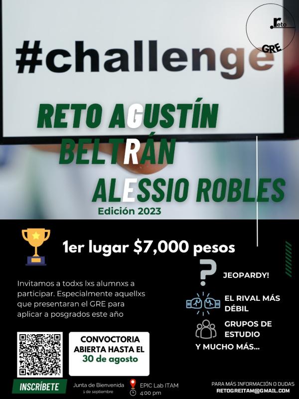Convocatoria GRE