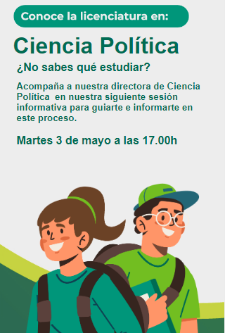 Póster Ciencia Política: Sesión informativa