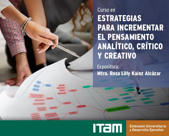 Curso: Estrategias para incrementar el pensamiento analítico, crítico y creativo