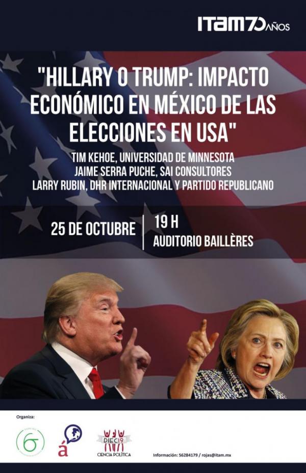 Hillary o Trump: impacto económico en México de las elecciones en EE.UU.