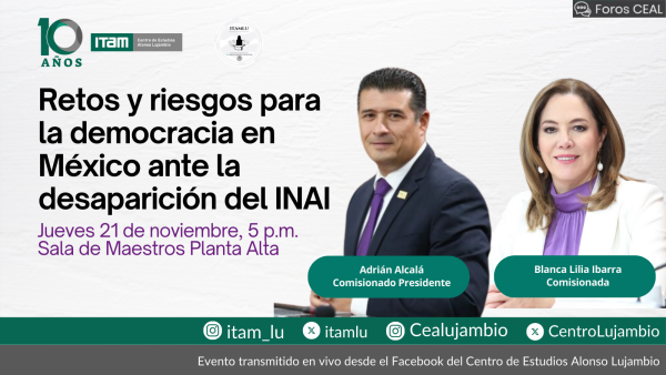 Retos y riesgos para la democracia en México ante la desaparición del INAI