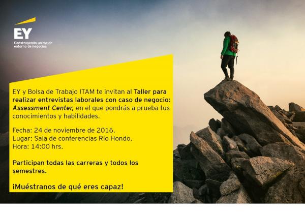 Bolsa de Trabajo invita al Taller para realizar entrevistas laborales de EY México