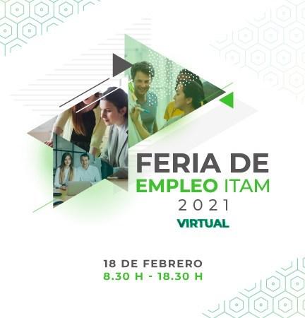 Póster Feria de empleo ITAM 2021 - virtual