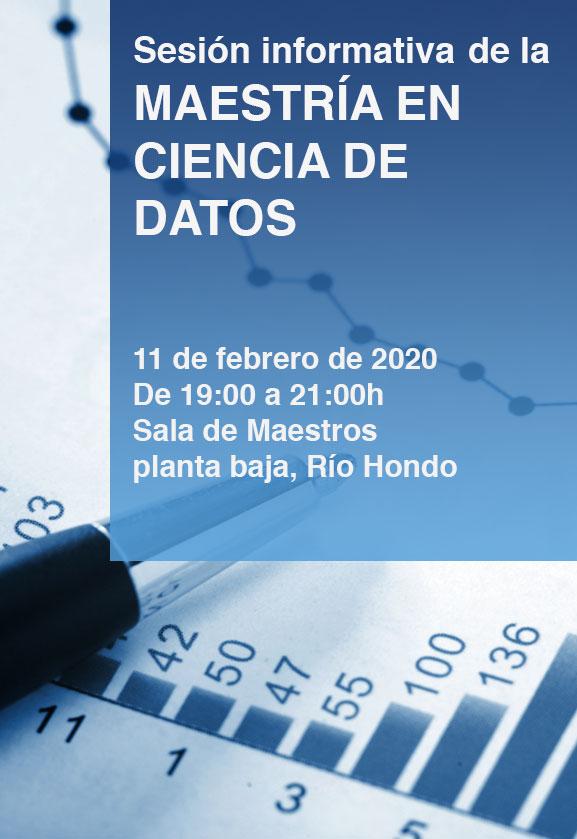 Sesión informativa de la Maestría en Ciencia de Datos