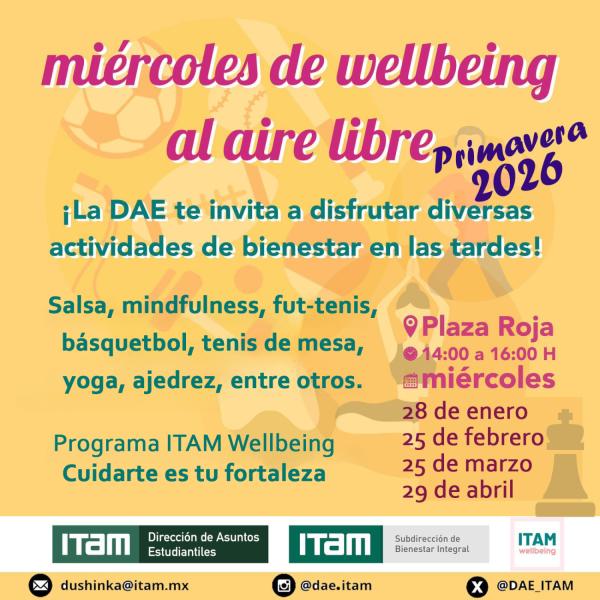 "Miércoles de wellbeing al aire libre" En Plaza Roja