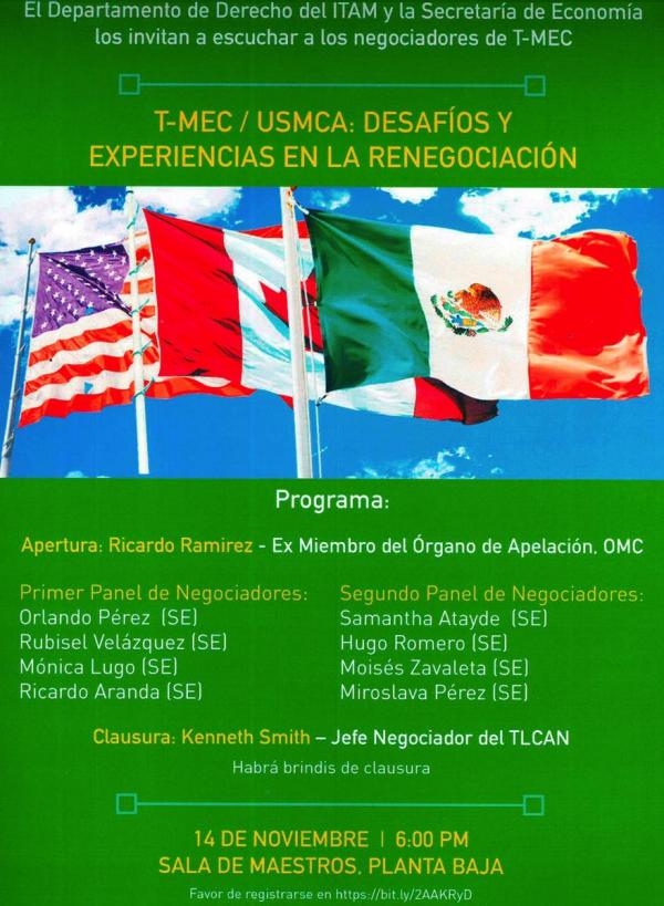 T-MEC/USMCA: Desafíos y experiencias en la renegociación