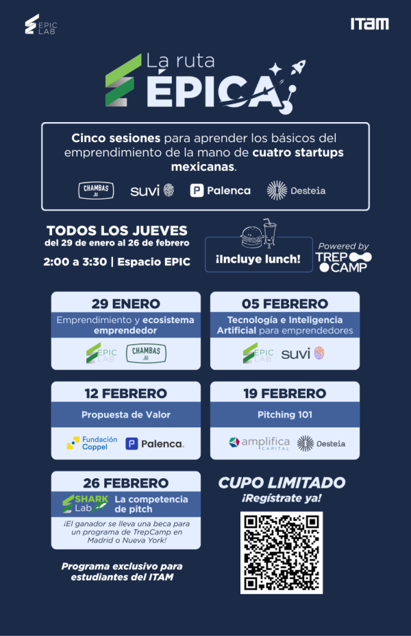 Cierre de convocatoria de Ruta ÉPICA - Primavera 2026