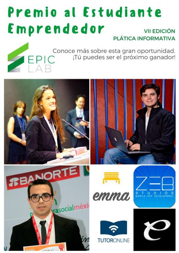 Sesión informativa Premio al Estudiante Emprendedor
