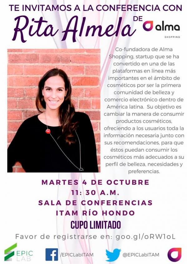 Serie de conferencias con emprendedores de alto impacto organizada por EPIC Lab y SWS 
