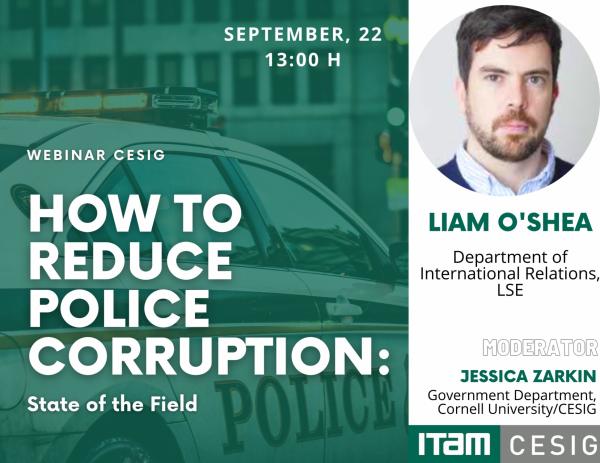 Seminario virtual CESIG. How to reduce police corruption