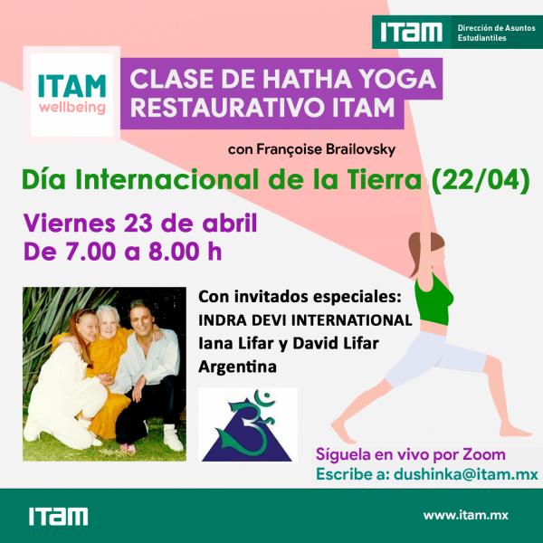 Clase especial en el marco del Día Internacional de la Tierra, con invitados de Indra Devi International, Argentina