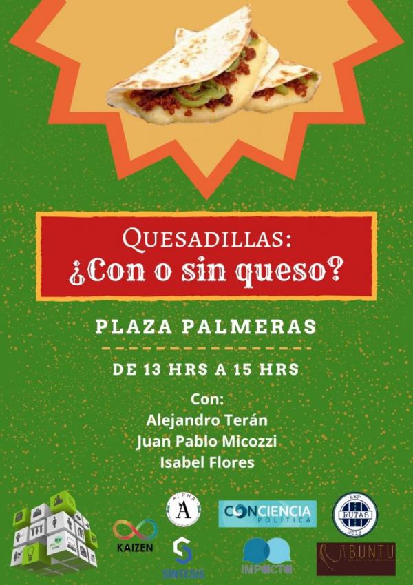 Quesadillas: ¿Con o sin queso?